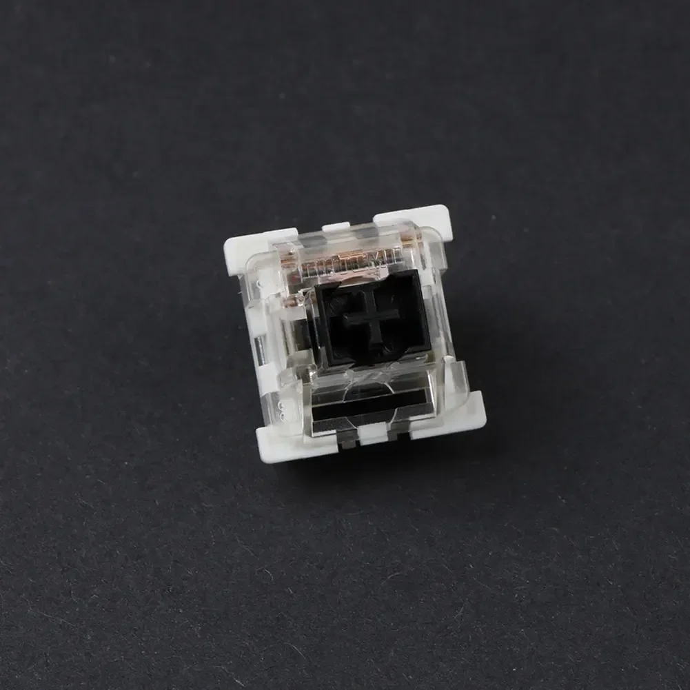 Outemu Stille/Clicky Schakelaars Mechanische Toetsenbordschakelaar 3pin Smeermiddel Rgb Gaming Mx Schakelaars Lineaire Tactiele Multicolor Transparant: Bruin