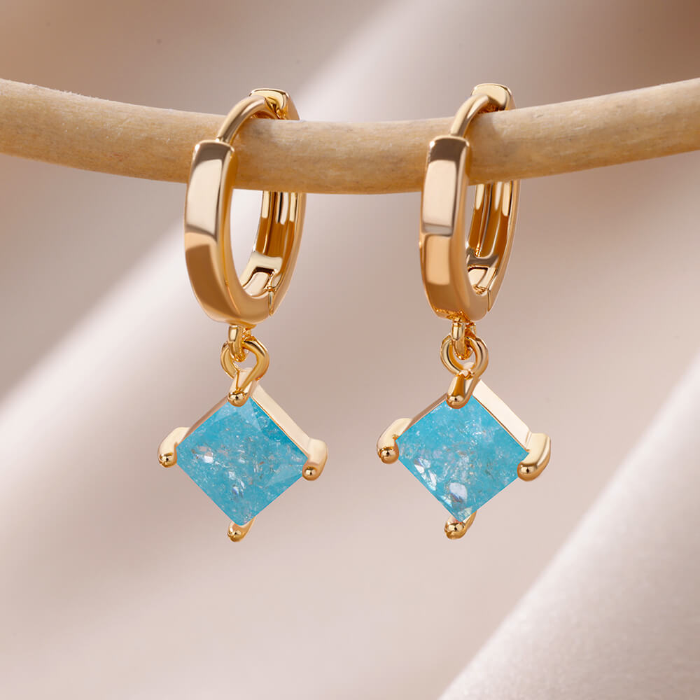 Pendientes de estrella de ocho puntas para mujer, pendientes de acero inoxidable de verano, tendencia nueva en joyería para pareja femenina, aretes de mujer 2024