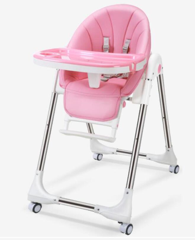 Chaise de siège pour bébé, pliante et polyvalente, portable, chaise de table à manger pour enfants,: Bourgogne