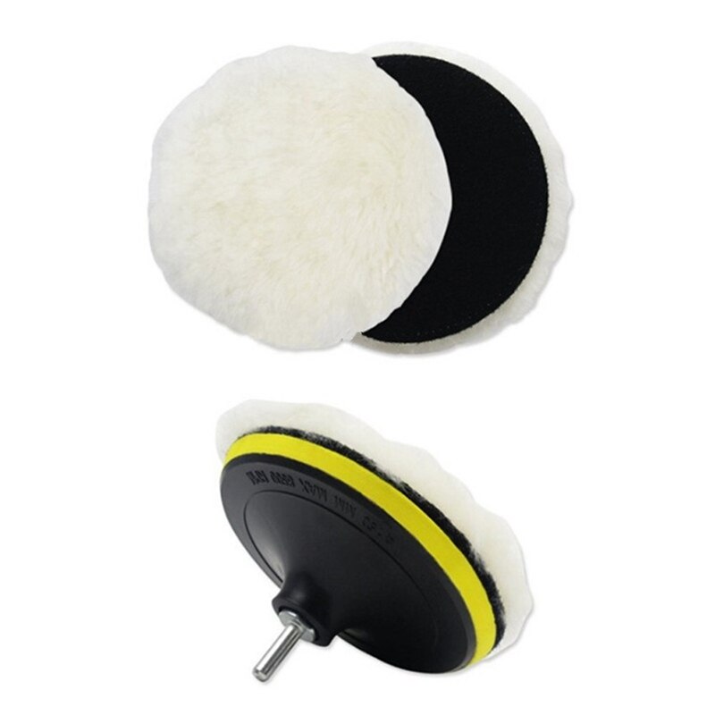 12Pcs Polishing Sponge Wheel Buffing Pad Set For Car Polisher With Drill Adapter Pad Diameter 6 Inch