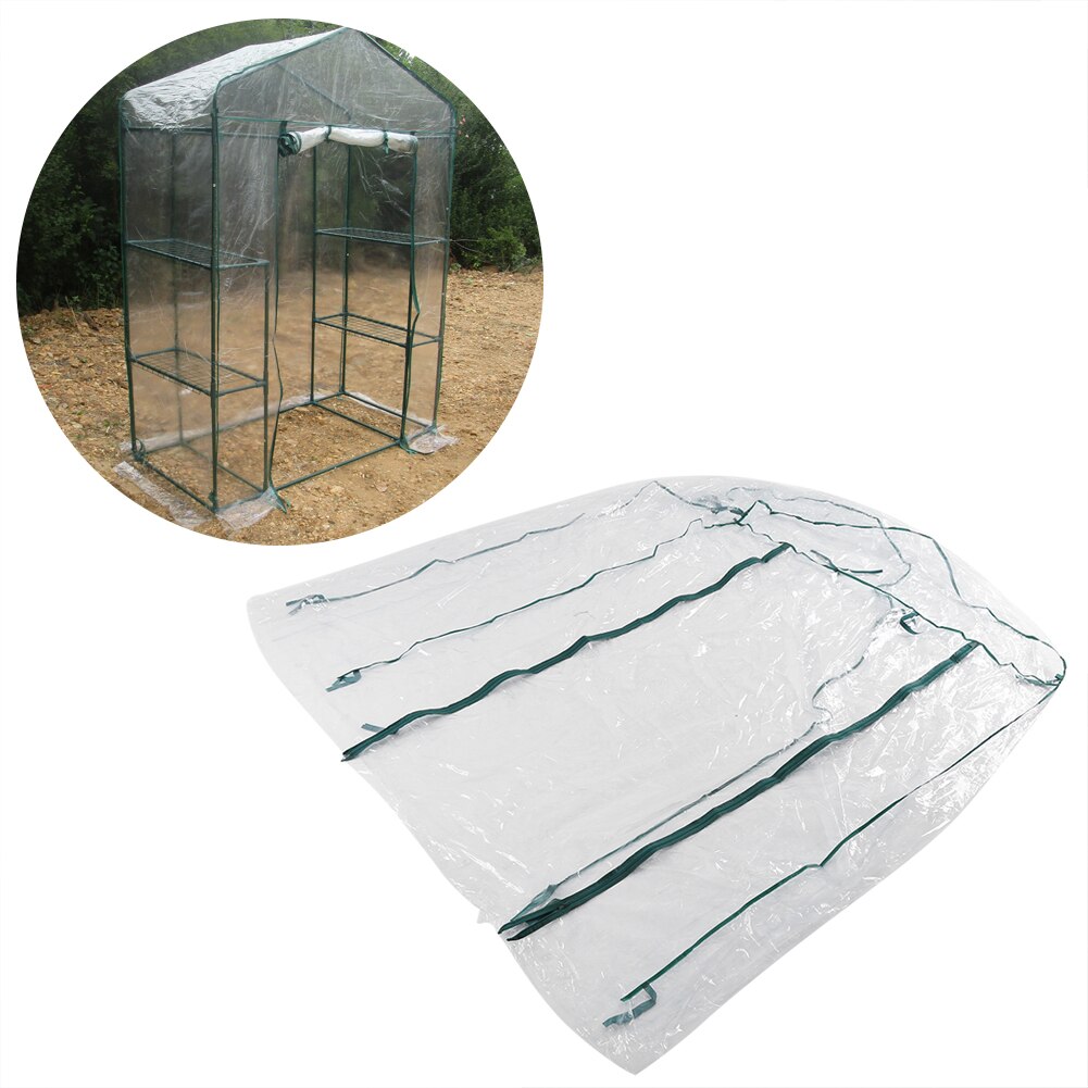 Casa verde portátil para jardim, estufa, flores, plantas, jardinagem, ar livre, ferramenta para manter o calor, sala de sol, 143x73x195cm
