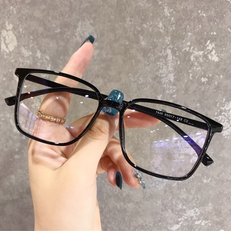 glasses frame Woman/Men Glasses Optical PC Frames Rectangle Glasses Frame Clear lens Eyeware Black Blue Eye Glass