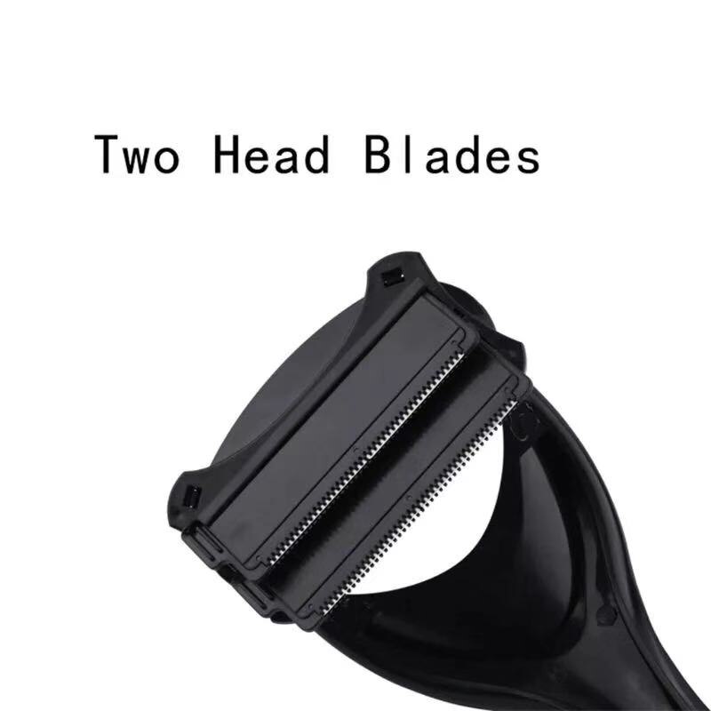 product back shaving folding double cutter head 2.0 upgrade