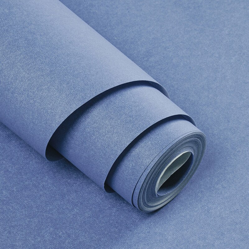 Pure Kleur Behang Woonkamer Slaapkamer Nordic Blauw Jongen Behang Non-Woven Vliesbehang Home Improvement Behang: c