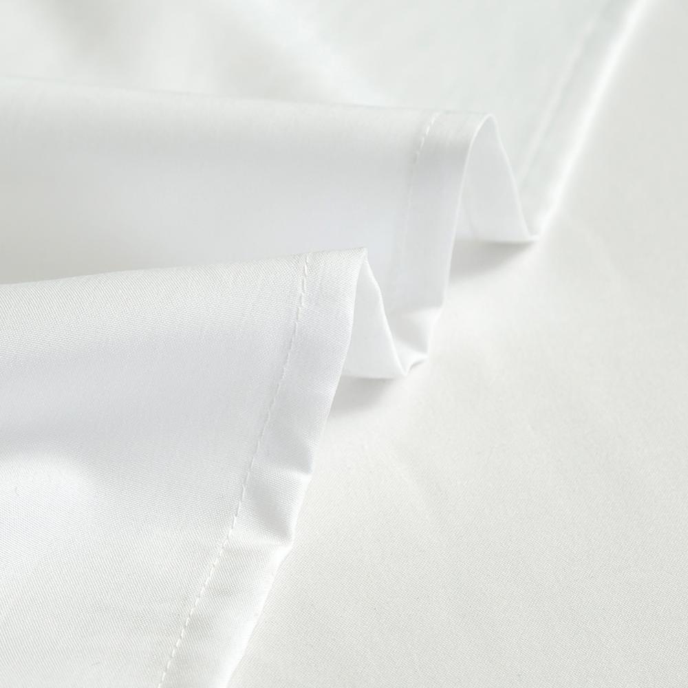 1 pc Bettwäsche Weiße Farbe schlicht Gefärbt Bett Flache Blatt Single/Königin/König Größe oben Blatt sabanas blatt für Doppelbett