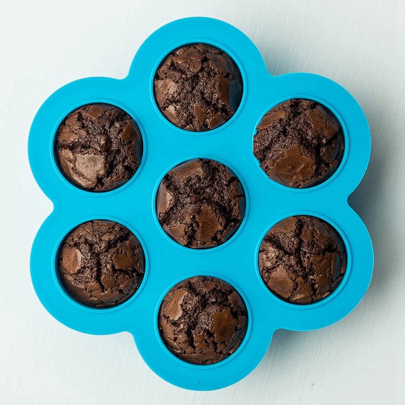 [2 Pack] Silicone Egg Bites Molds for Pot - Instant Accessories Reusable Storage Container