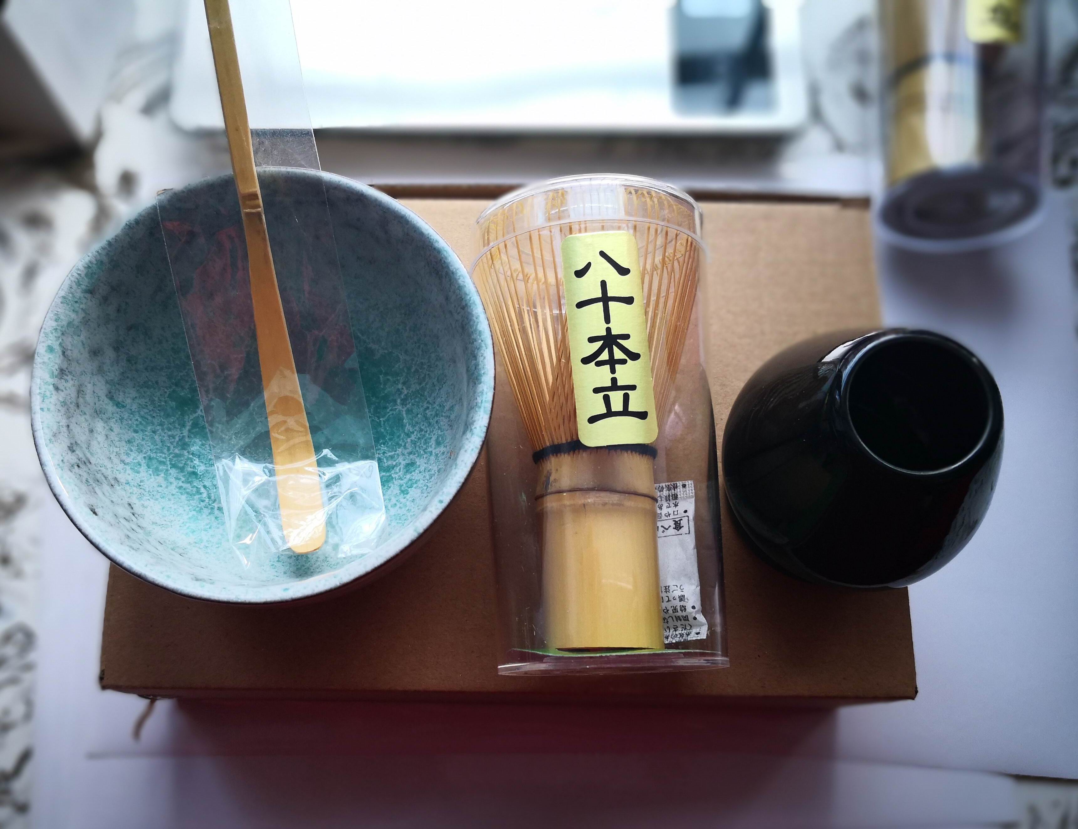 Tradisjonelle matcha sett naturlig bambus matcha visp ceremic matcha bolle visp holder japansk stil te sett