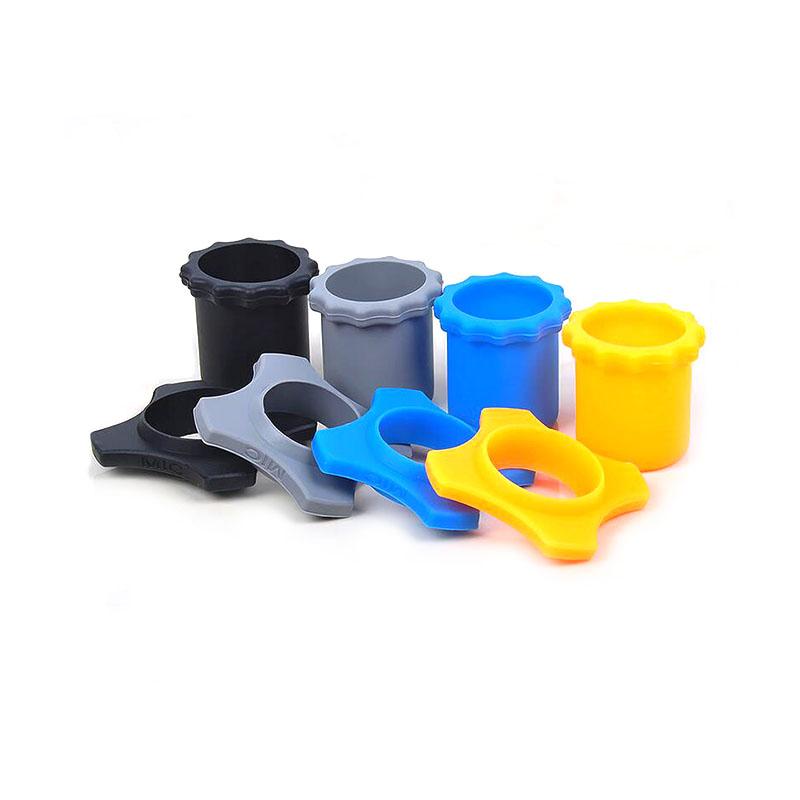 1 Set microfono Silicone antiscivolo anello rullo accessori microfono portatile protezione microfono per la promozione del microfono Karaoke