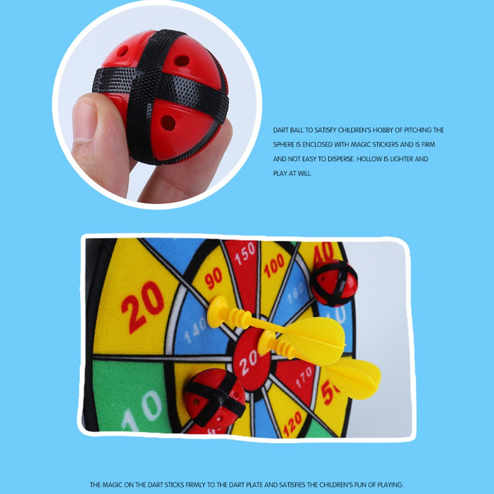 Target Dart Safe Soft Flocking Dartboard Children Kids Indoor Sports Game Toy Kids Adult Party Parent-child interactive toys