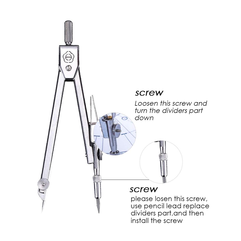 Rvs Divider Gauge Tekening Kompas Student Kompas M... – Grandado