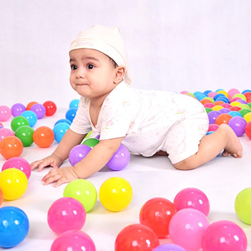 50 teile/los Umweltfreundliche Bunten Weichen Kunststoff Wasser Schwimmbad Ozean Welle Ball Baby Lustige Spielzeug betonen Luft Ball draussen-spaß Sport