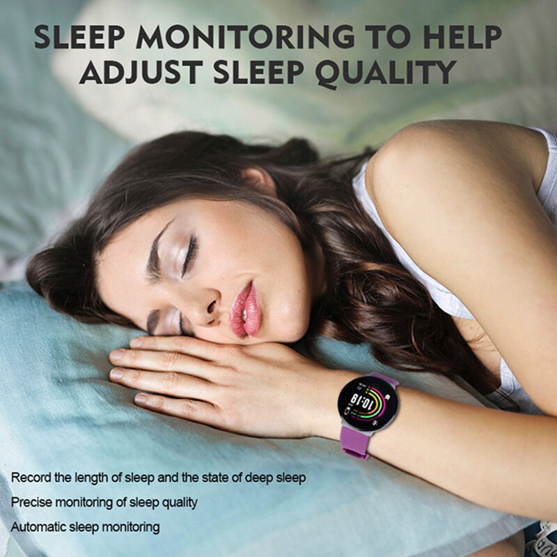 Pulseira de fitness mulheres homens ip67 à prova dip67 água 1.3 screen tela eletrônica fitness rastreador saúde coração relógio banda inteligente para android ios