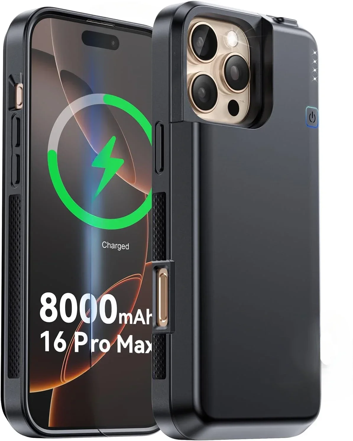 Akkuhülle für iphone 16 Profi max , /16 Profi, /16 Plus/iphone 16 , tragbare powerbank, wiederaufladbare ladehülle, externe akkuhülle