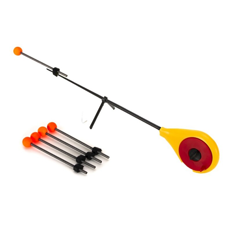 Fishing Rod With 5pc Rod Tip Mini Winter Ice Fishing Rod 10cm/9cm Carbon Fiber Fishing Pole For Fishing Accessories Pesca