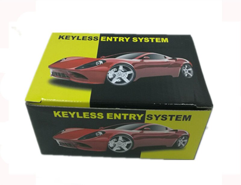 Sistema universal de alarme automotivo, kit central automotivo com fechadura, sistema de entrada sem chave, travamento central e controle remoto