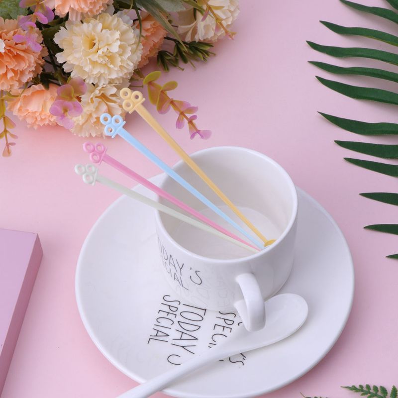 30 stücke Mischen Stange Löffel Epoxid Harz Werkzeuge Stock Kunststoff Muddler DIY Schmuck Machen