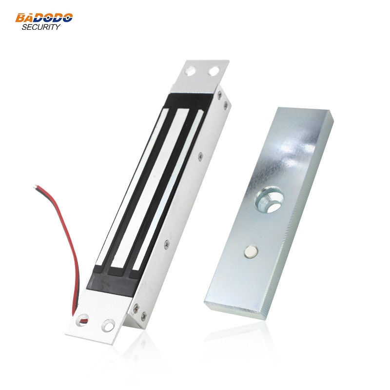 DC12V Single door electromagnetic lock magnetic lock 180Kg 350Lbs concealed installation for access control home security