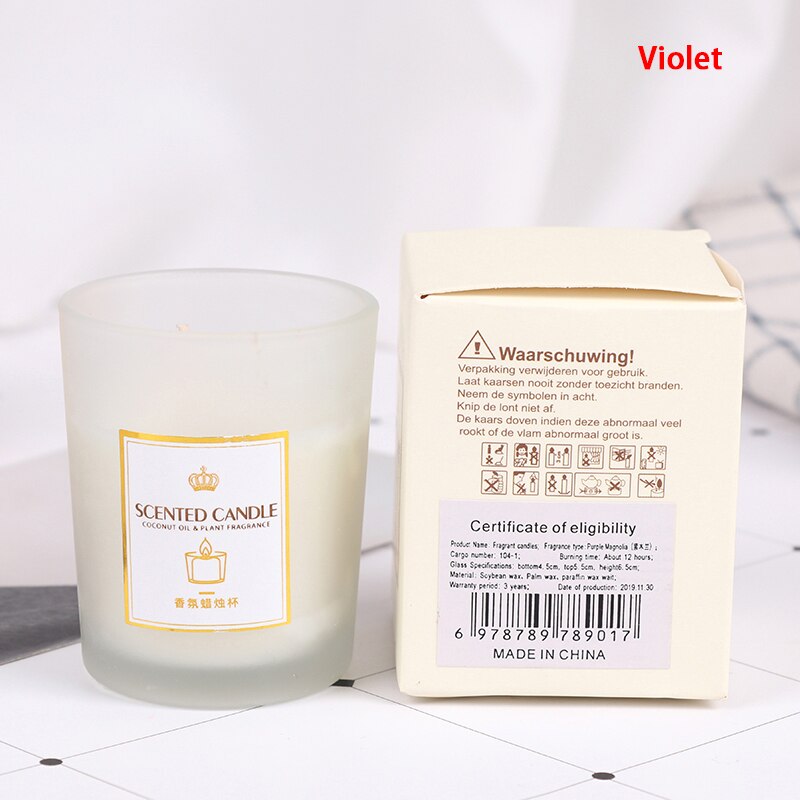 Geurkaarsen Citroen Lavendel Rose Home Decoratie Bruiloft Kaarsen Ontspannen Soja Wax Aromatherapie: N4