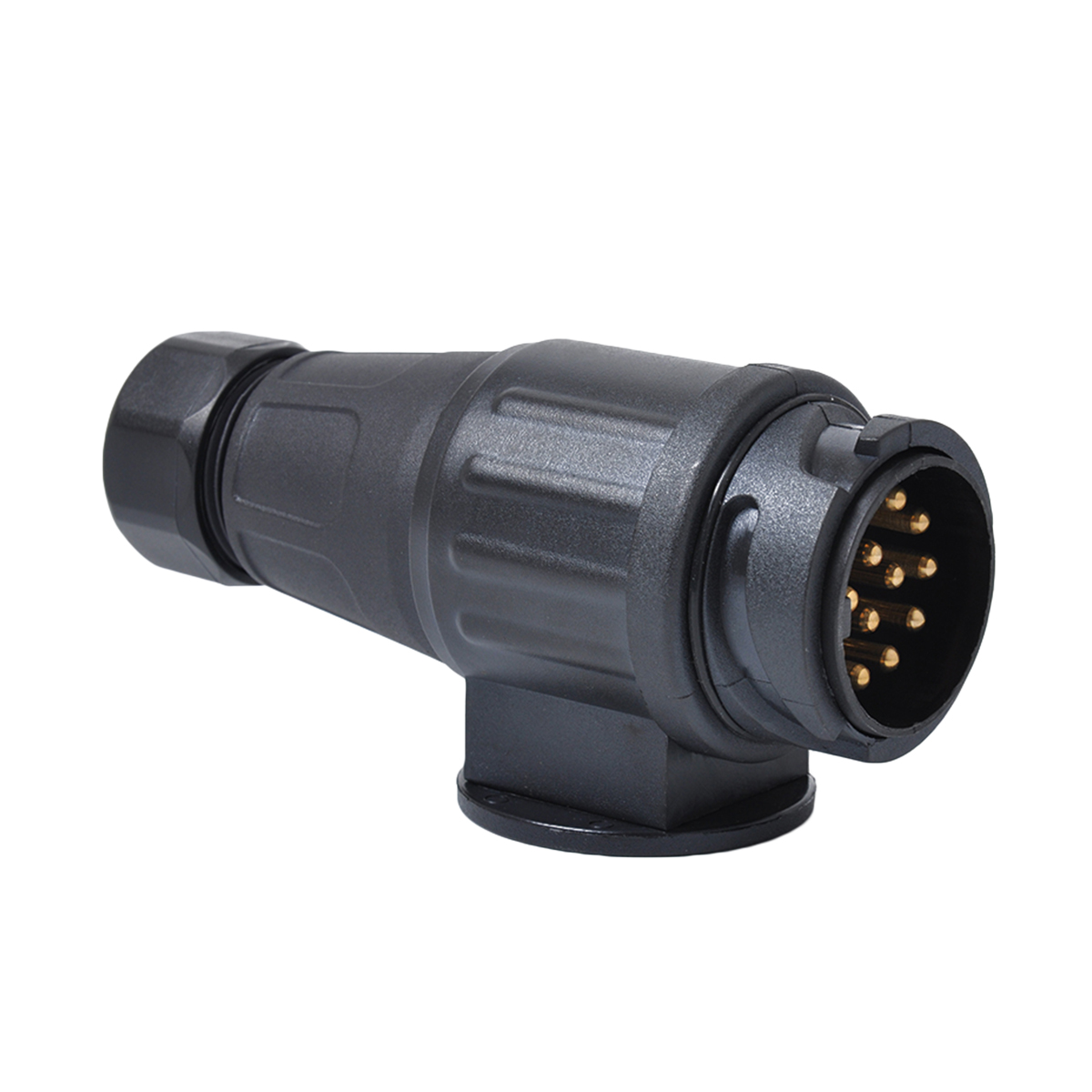1pc 12V 13 Pin Trailer Plug Waterproof Trailer 13 Pole Plastic Electrical Connector Wiring Connector Adapter Trailer Tool