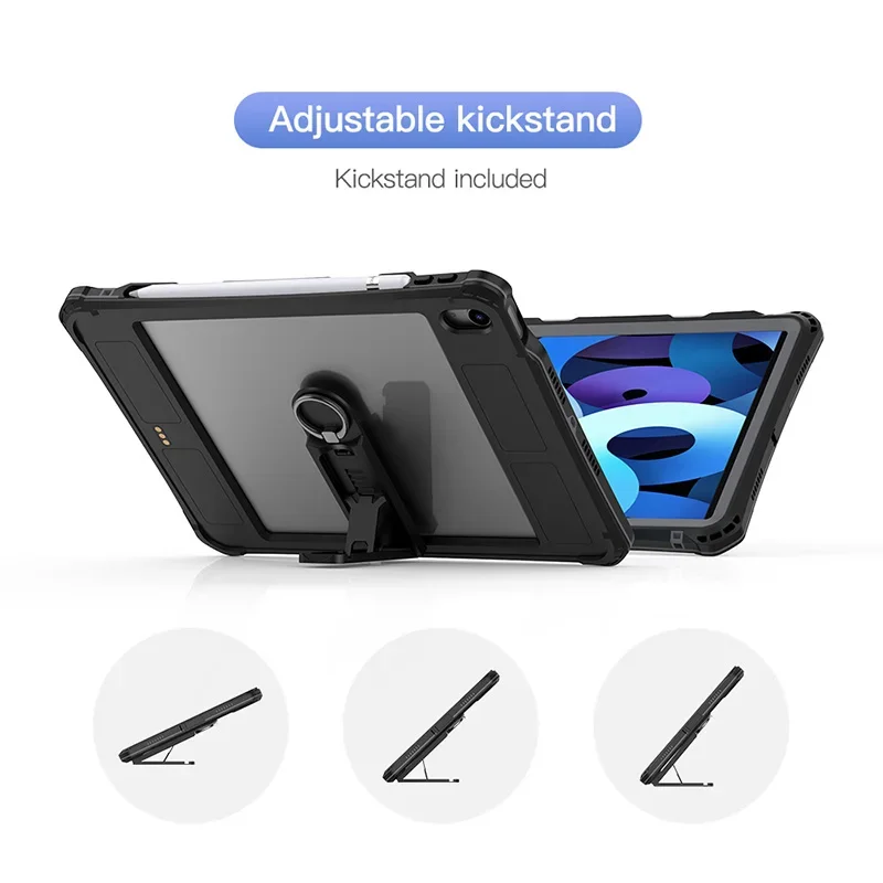 Funda impermeable IP68 Real para iPad 10th Air 4 5 2022 Pro 11 Air 11 M2 M3 Mini 7 6 5 protección completa cubierta transparente para tableta Capa