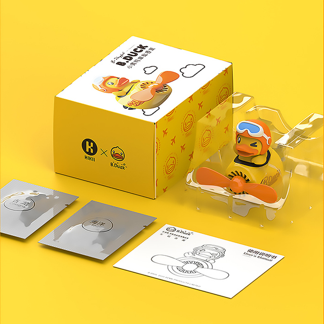 Beer Pilot Roterende Propeller Outlet Auto Geur Auto Luchtverfrisser Auto Accessoires Interieur Parfum Diffuser Magnetische: Duck Design