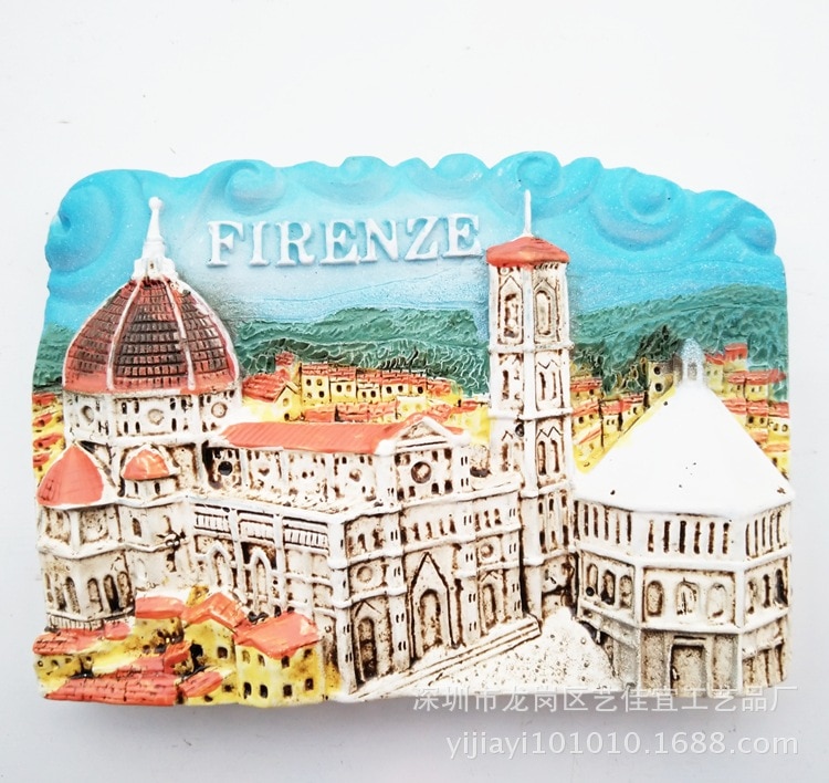 Fridge Magnet Souvenir Italy Rome Venice Florence Tourism Souvenir Collection Magnetic Sticker Italy Magnets Decor: 2