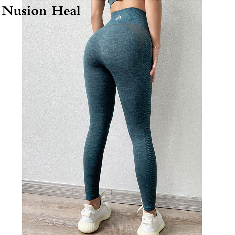 Gym Yoga Pants Sports Wear For Women Tummy Control High Waist Leggins Sport Tights Woman Fitness Seamless Leggings Sportswear