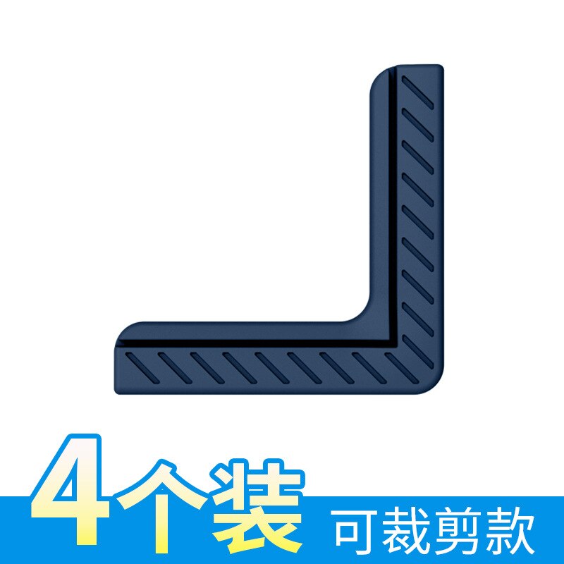 Gebroken Brug Aluminium Raam Hoek Protector Anticollision Hoek Aluminium Legering Plastic Staal Venster Hoorn Hoek Anticollision: 4 Pack  Upgraded  Deep Blue
