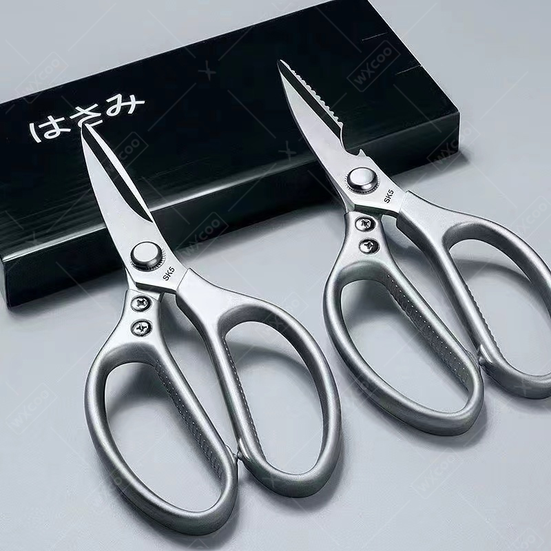 Tijeras de cocina para aves de corral, carnicero, cuchillo de carnicero, tijeras de cocina de acero inoxidable, tijeras para huesos de pollo, cortador afilado para verduras, pescado y pato