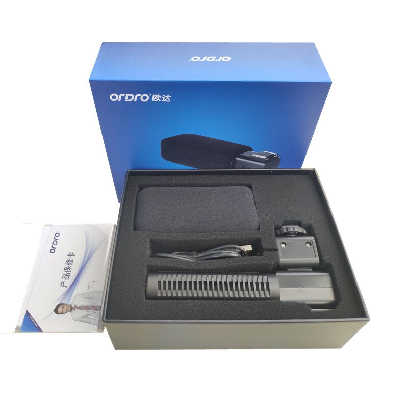 Ordro Video Aufnahme Stereo Mikrofon für DSLR Stereo Kamera Camcorder Nieren Mikrofon für Ordro/Sony/Nikon/Kanon DV