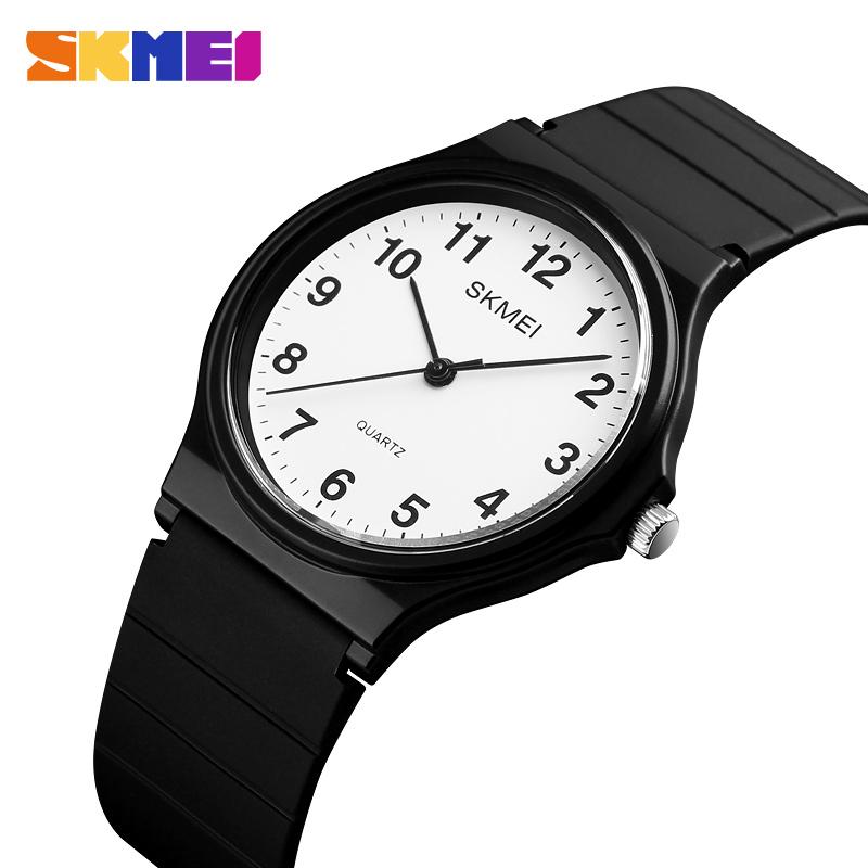 SKMEI Simple Women Men Watches Personality Teens 3bar Waterproof Quartz Wristatches Ladies Mes Relogio Feminino 1419