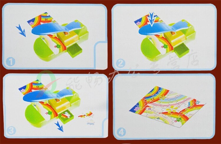 puzzle maker handcrafted toys, make the puzzles by yourself, craft punch / diy tools handy . puncher .puzzle