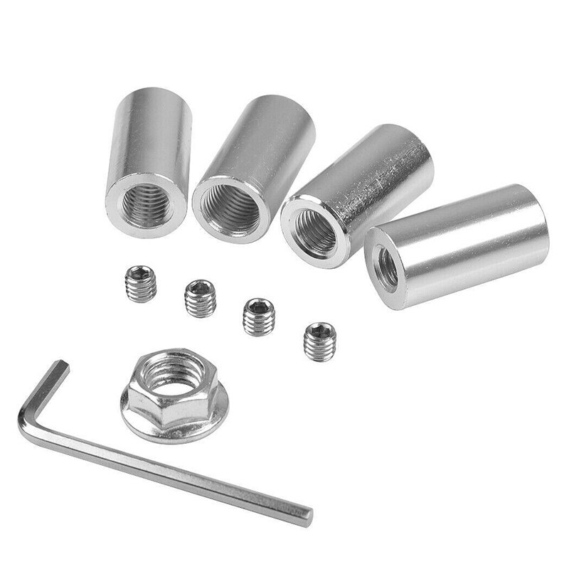 Car Aluminium Shift Knob Extension Adjustable Height Lever Extender Gear Shifter