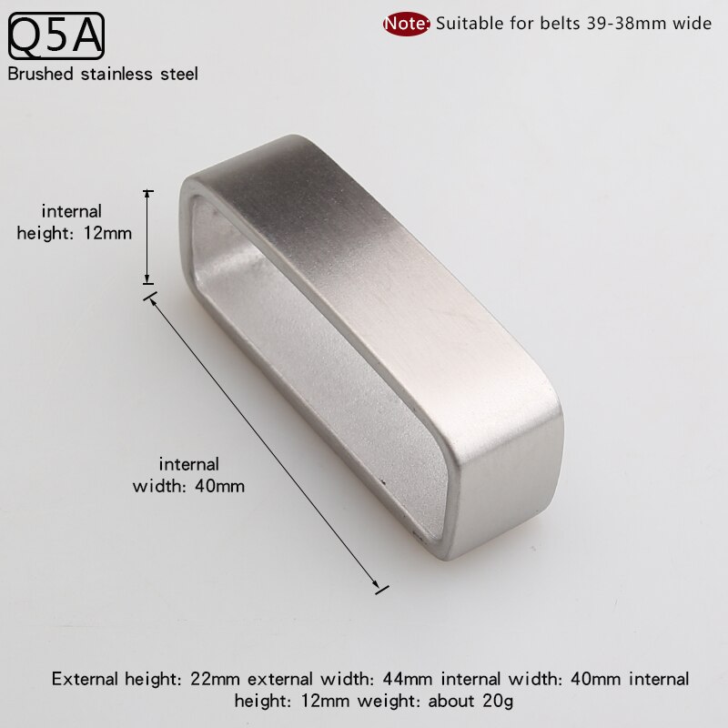 Brass belt ring stainless steel leather ring belt buckle ring man belt ring fixed: Q5A