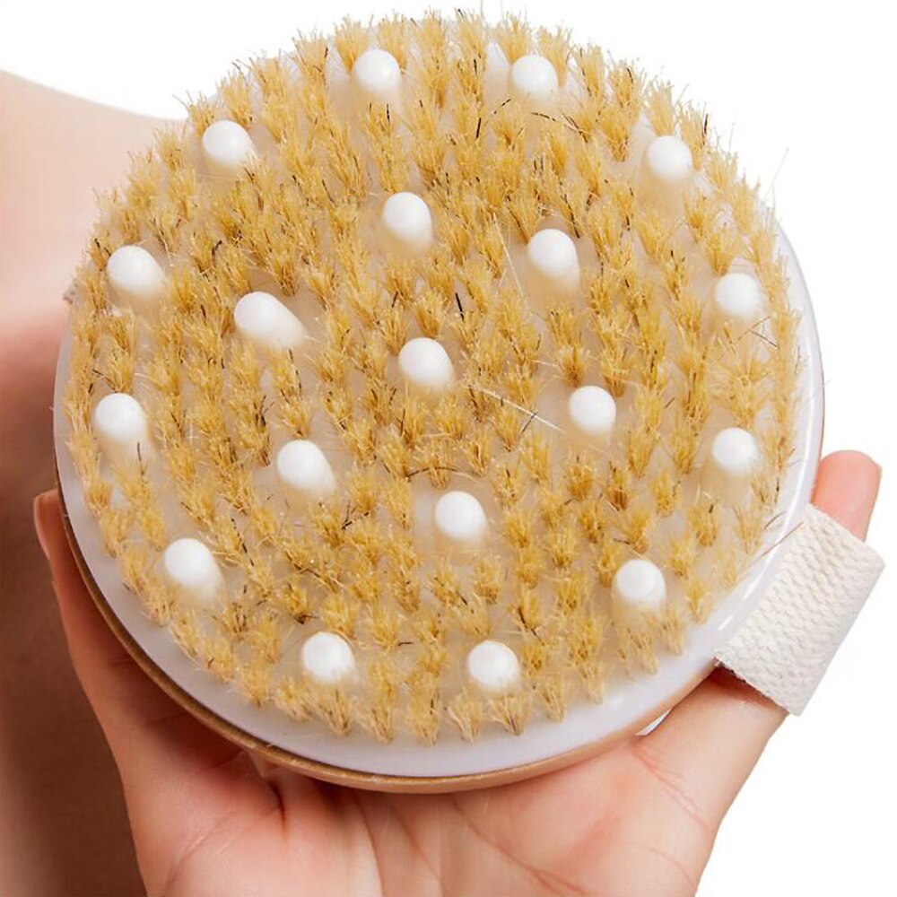 BRISTLE HYDREA BODY BRUSH CELLULITE SHOWER DRY SKIN EXFOLIATION SCRUBBER