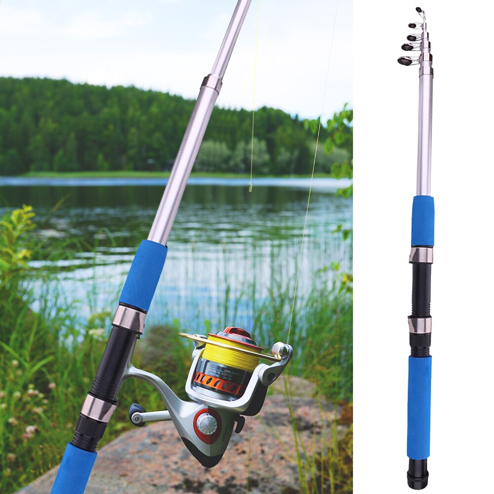 2.1m Sea Fishing Rod Outdoor Sport Portable Long Casting Throwing Fishing Pole Fish Tackle Accessories