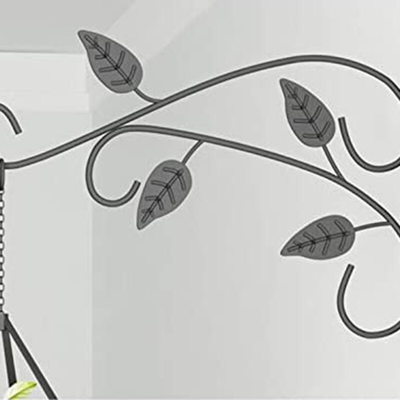 2 stuks hangmandbeugels plantenhaak van metaal voor buiten, tuin, zware wandhaak voor plantenbak, bloemenhanger, vogelvoederbak