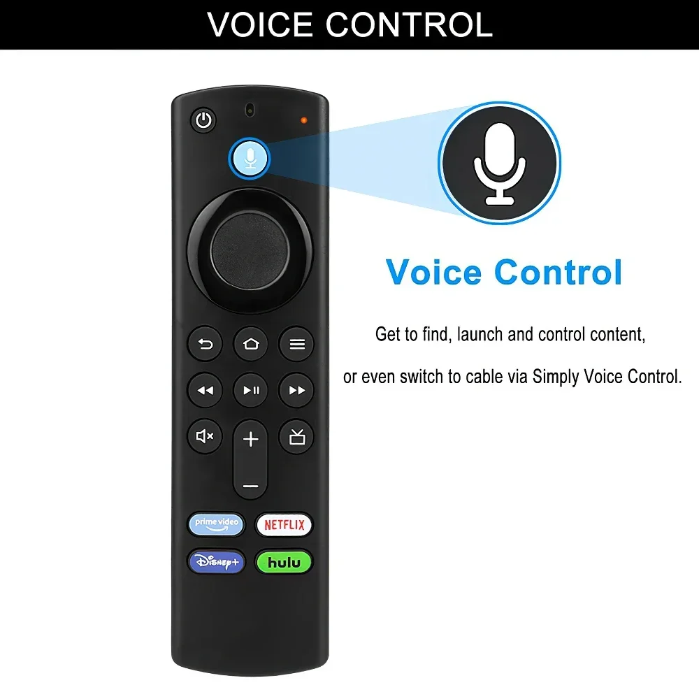YA Smart TV Stick 4K MAX Lite Fire Cube Remote współpracuje z wymiennym pilotem głosowym Alexa do Fire Stick TV 3. generacji