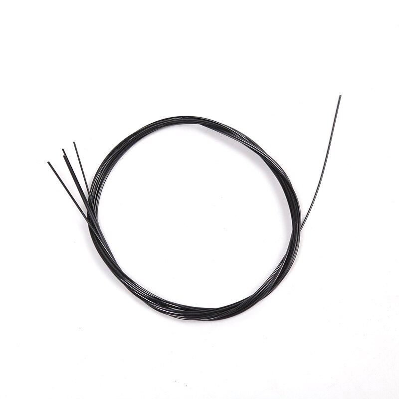 4/6pcs Ukulele Guitar Strings Replacement Parts Ukulele Strings Kit Universal Portable Musical Instrument Accessories: 4pcs black