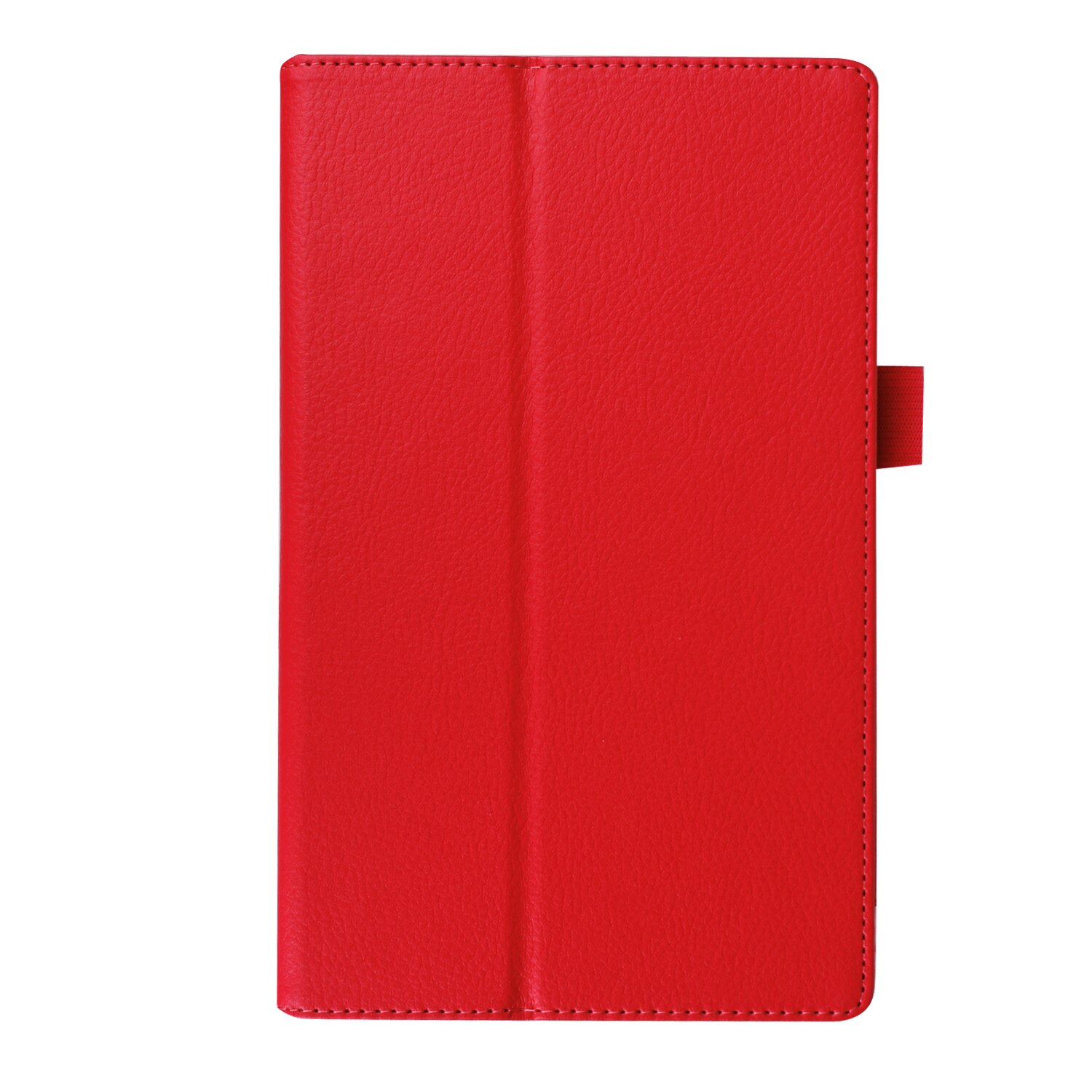 Maymiky Litchi PU Leather Case for Asus Zenpad 8.0 Z380 Z380C Z380KL P024 Case Flip Stand Tablet Covers Case +Film+Stylus Pen: red