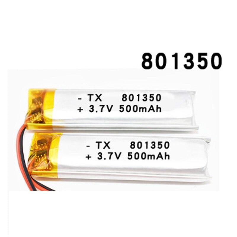 801350 3,7 V 500mAh Lithium-Polymer-Batterie Für GPS mp3 mp4 DVR Aufnahme stift bluetooth Fahrrad hinten schwanz Licht 081350: Ursprünglich Titel