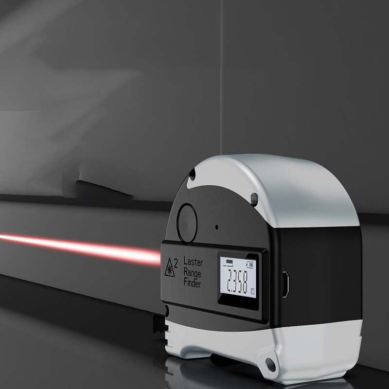 30m infrarood stalen meetlint lichtgevende afstandsmeter afstandsmeter digitaal elektronisch infrarood hoge precisie afstandsmeter