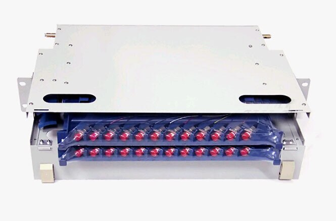19 inch 24 core 2U ODF optical fiber distribution frame SC/FC/LC Fiber adapter 24 port core fiber patch panel ODF By DHL