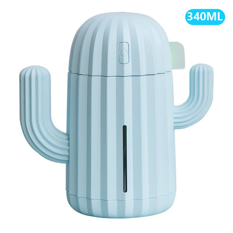Air Humidifier Home Office Mini Air Diffuser Cactus Plant humidifier Rechargeable 340ml Wireless Humidifier Nano Mist Sprayer: 03