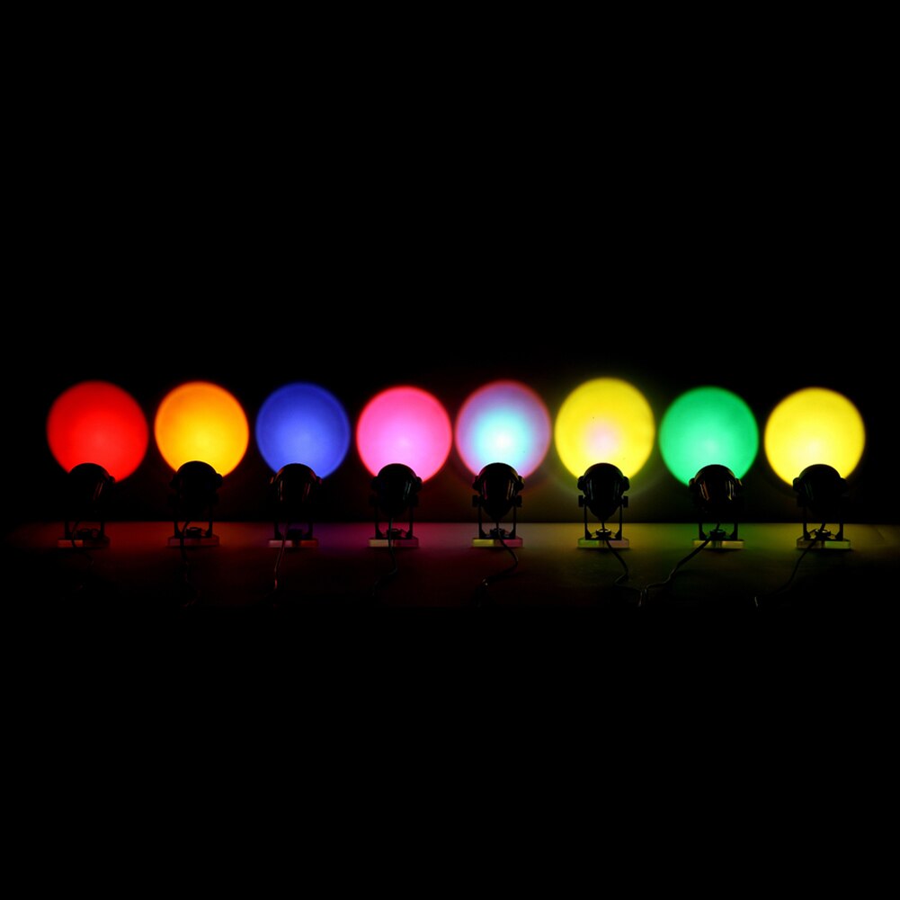 Sunset Lamp Projector Rainbow Atmosphere Led Night Light for Home Bedroom USB Lamp Live Room Photography Photo Wall Decoration