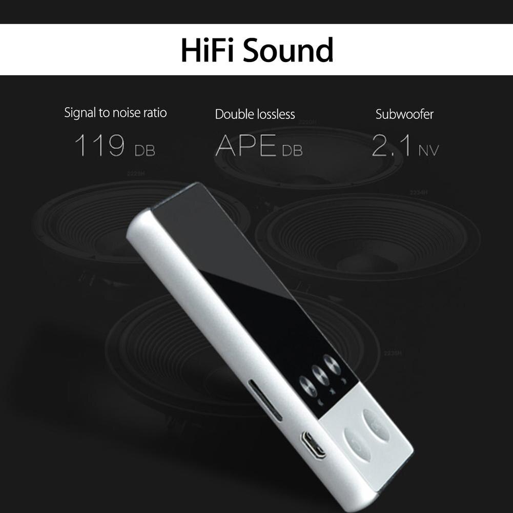 Sport Bluetooth HiFi MP3 MP4 Player 1.8inch Screen Portable Speaker Radio FM Recording E-book Walkman A5