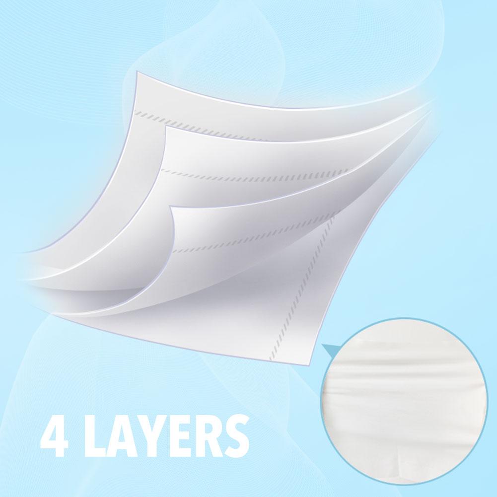 Native Wood Pulp Tissue Toilet Paper 460 sheets/Pack 4 Layers Soft Strong Paper Tissues for Hotel Home Household Kitchen Toilets
