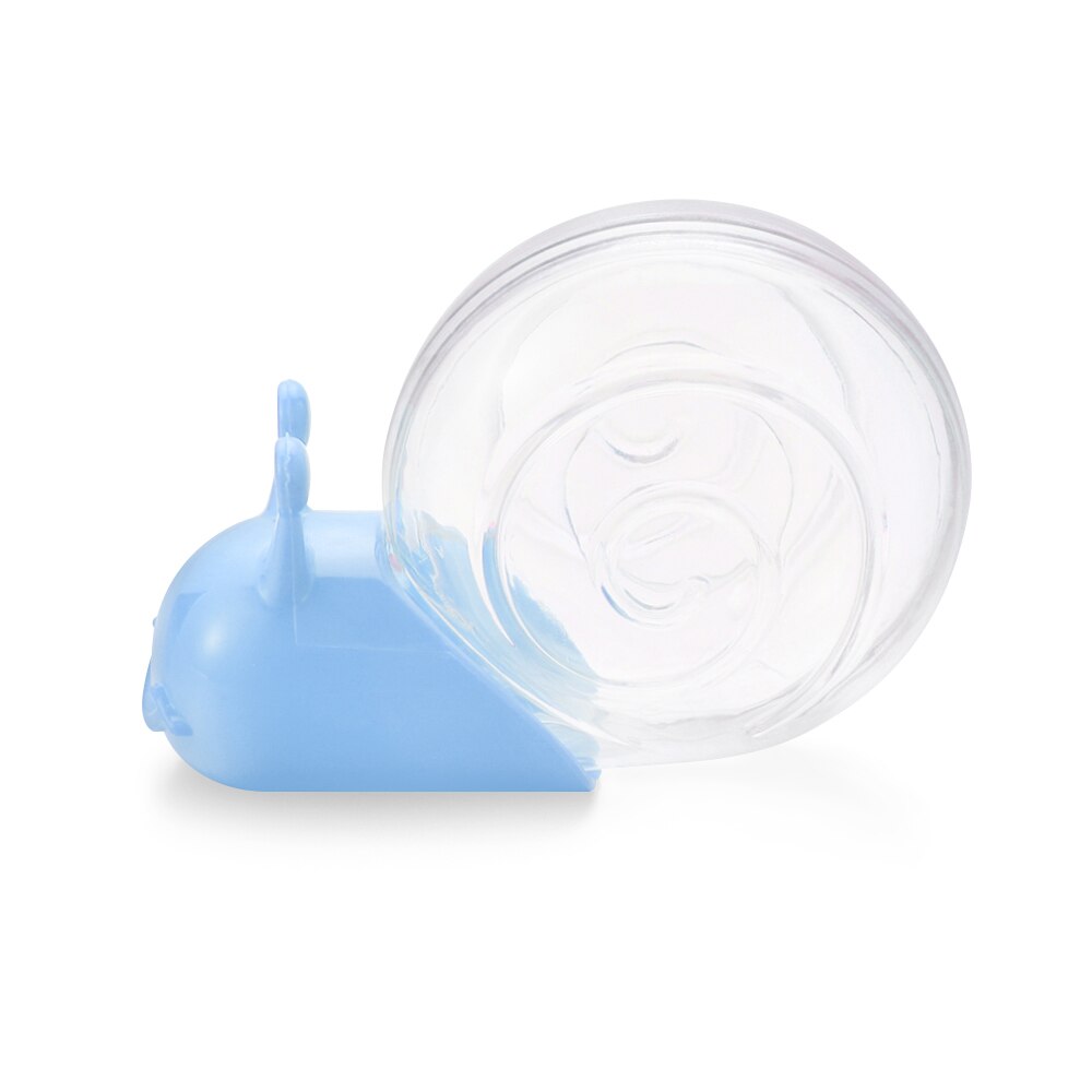 1PC False Eyelashes Packaging Box Small Snail Candy Machine Polygonal Lash Boxes Eyelashes Case Makeup Storage Tool: blue Small Snail