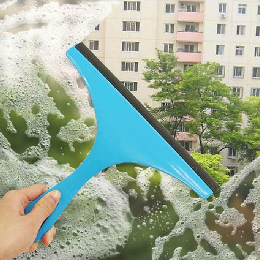 Practical Glass Window Wiper Soap Cleaner Soft TPR Blade Home Shower Bathroom Mirror Scraper Car Windshield Wiper