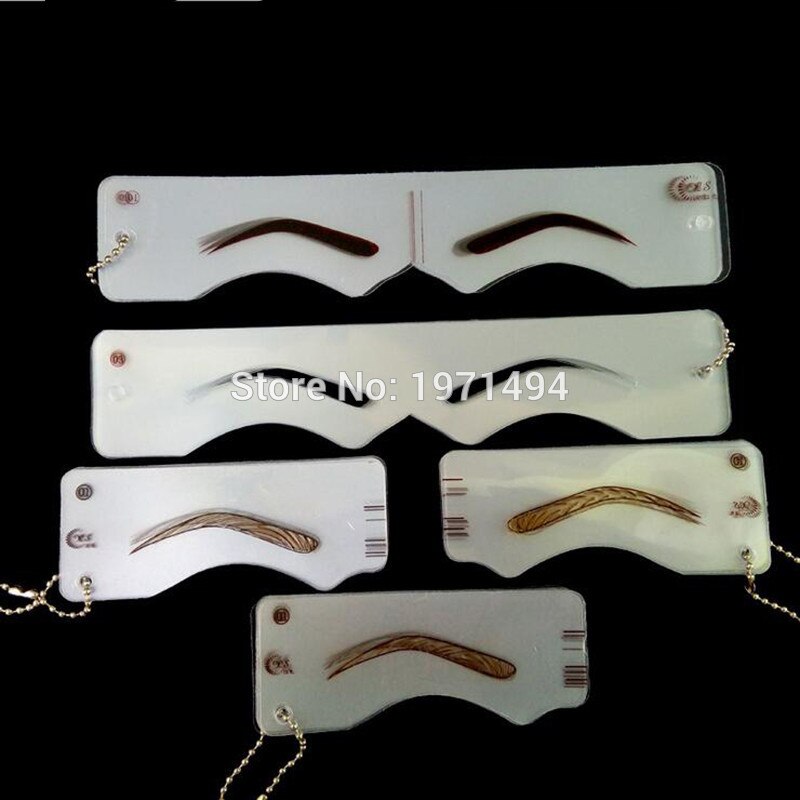 60 type Eyebrow Stencil Different shape eyebrow template Magic Make Up Tool perfect shape Eyebrow